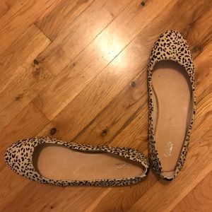 Leopard / cheetah Dr. Scholl’s flats, 8.5